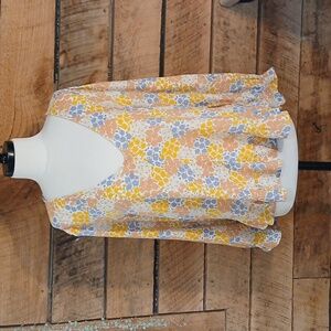 Lucky Brand L floral top
